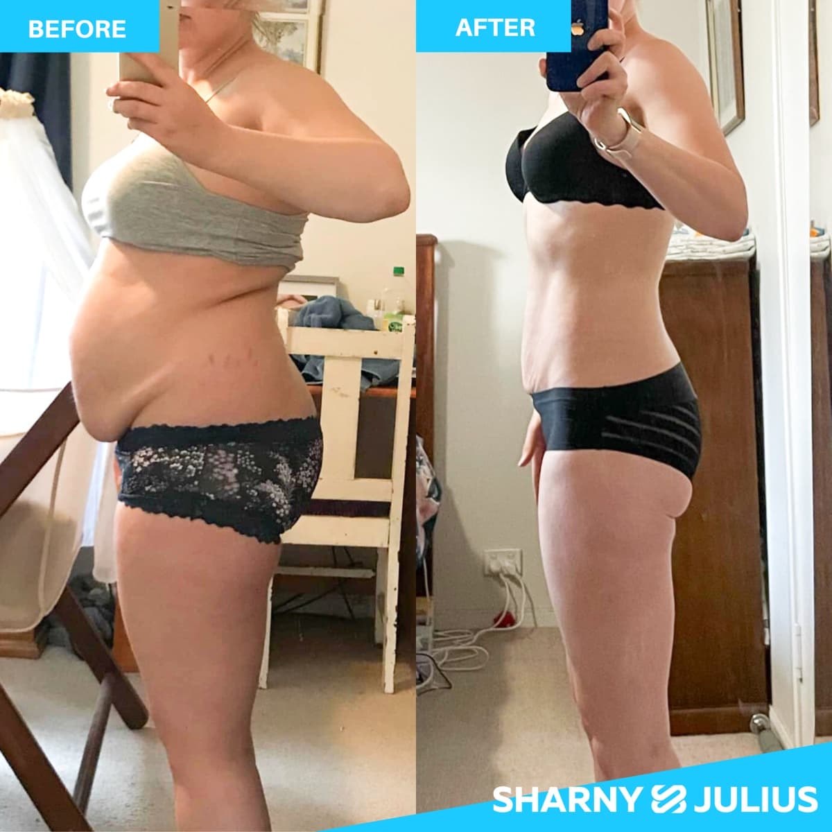 Bella Swankick — before and after transformation
