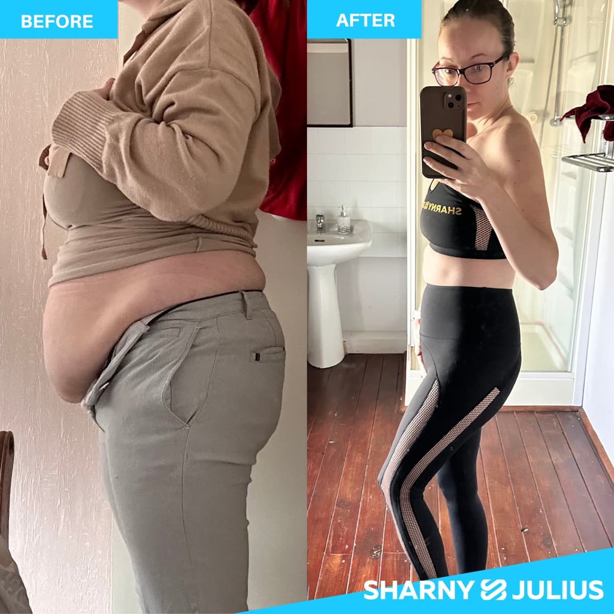 Kirsty Marie — before and after transformation