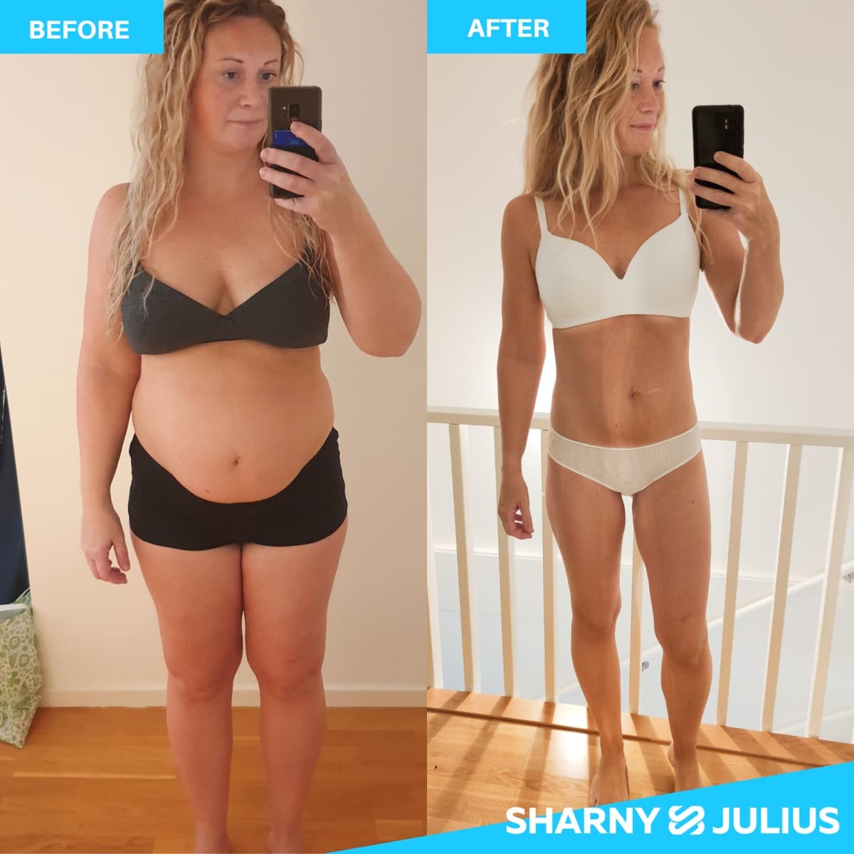 Nina Germerud — before and after transformation